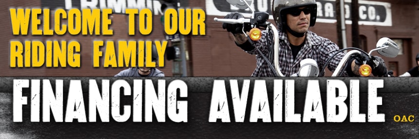 Welcom to Our Riding Family, Financing Available